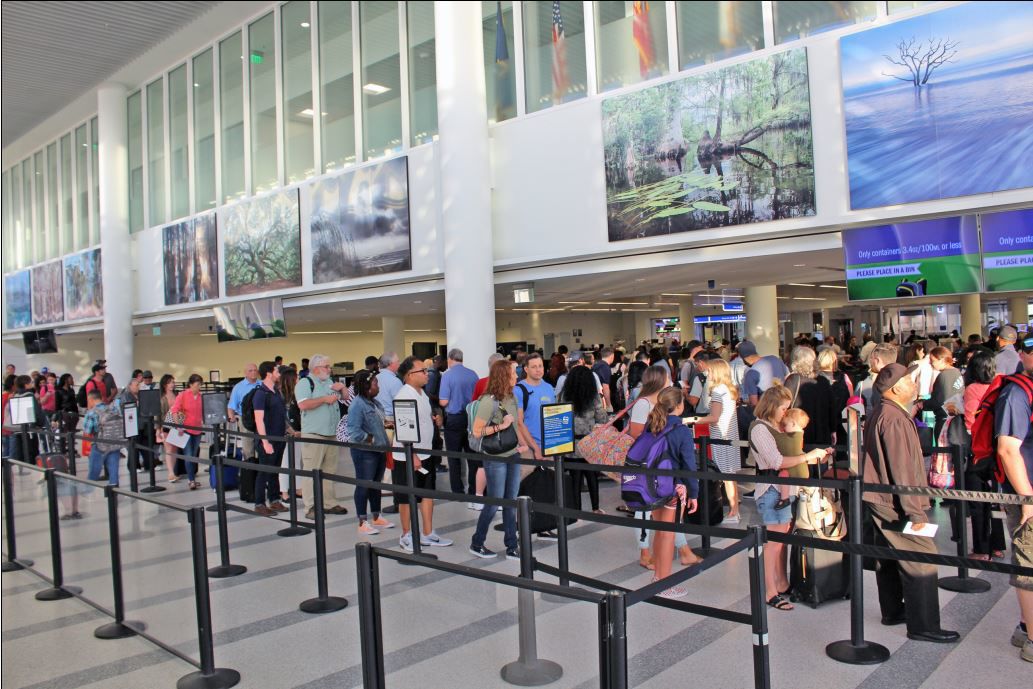 Charleston International Airport security checkpoint (copy)